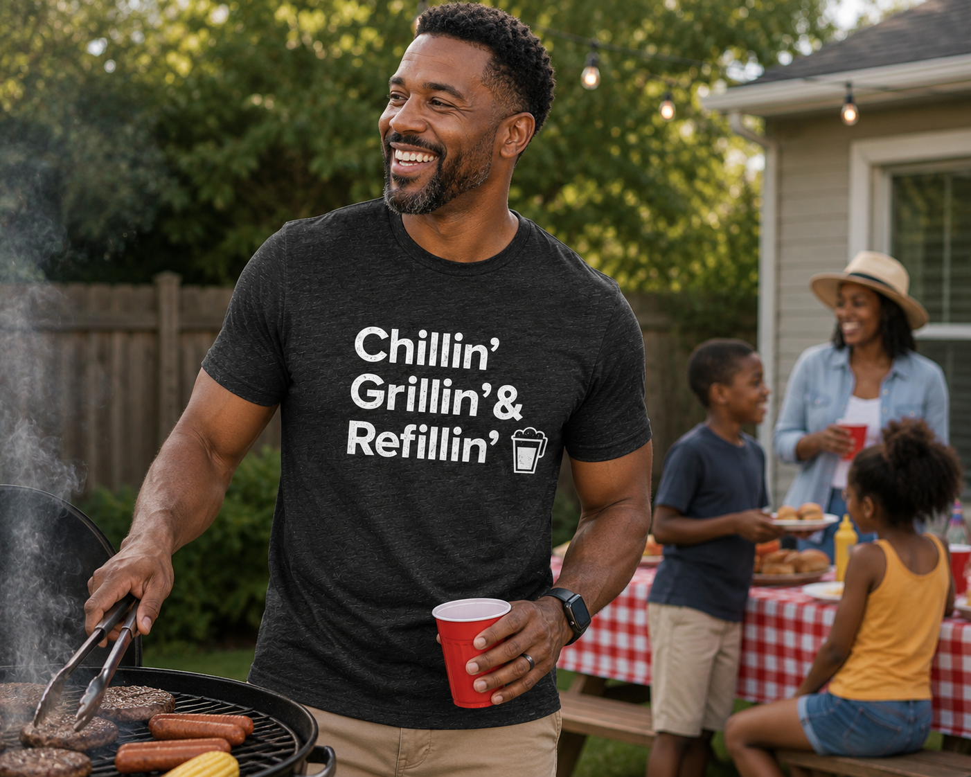 Chillin, Grillin, and Refillin T-shirt
