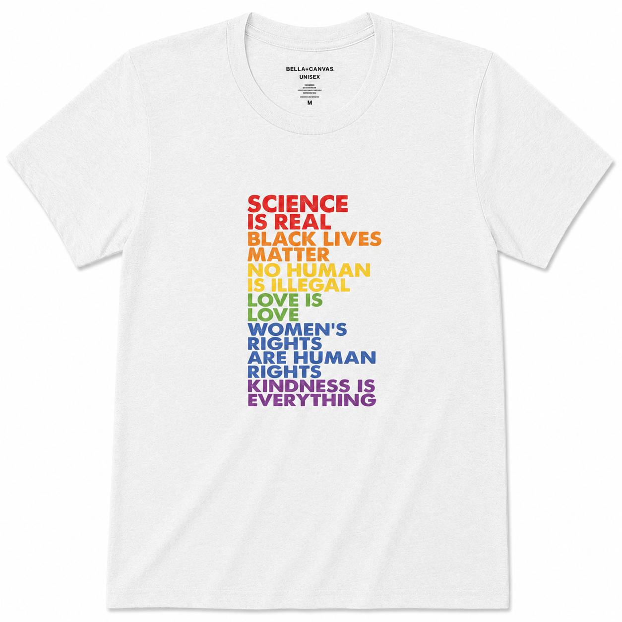 Science Is Real Equality & Kindness T-Shirt