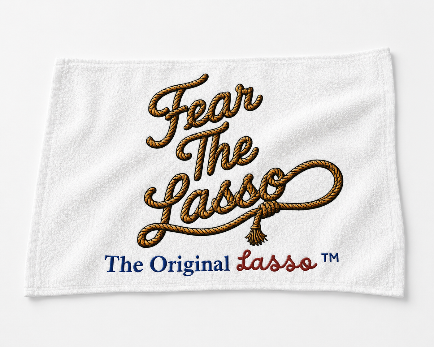 The Original Lasso™ Rally Towel | FEAR THE LASSO | PLUSH 2023 World Champs
