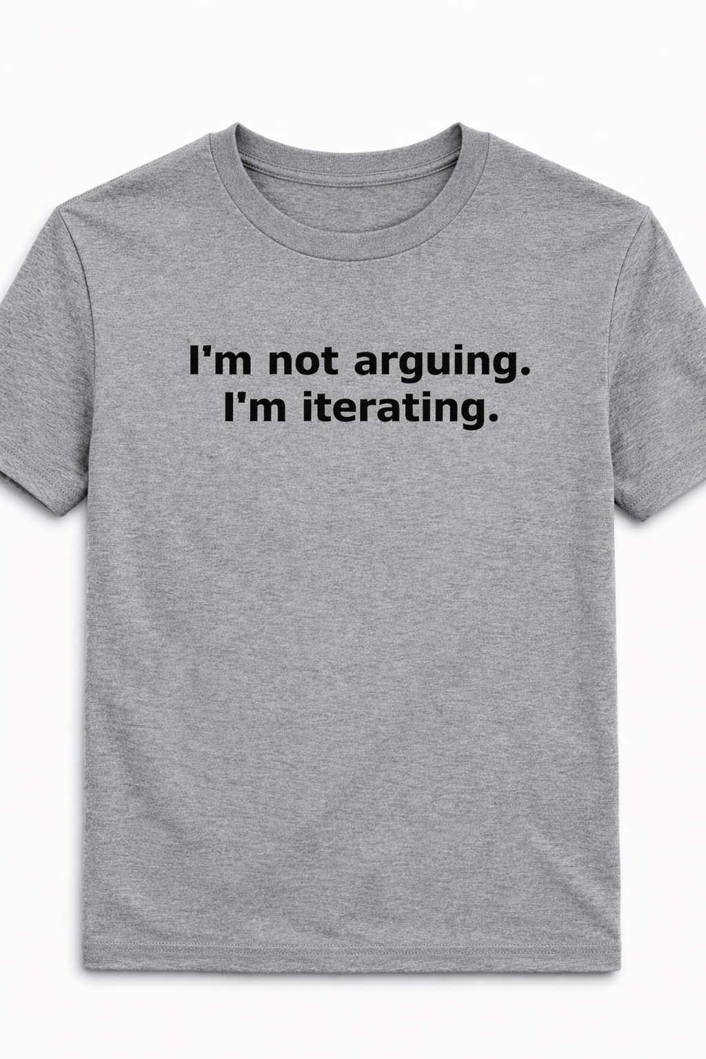 I’m Not Arguing. I’m Iterating. T-Shirt