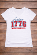 America 1776 – 250 Years of Freedom Ladies V-Neck Tee