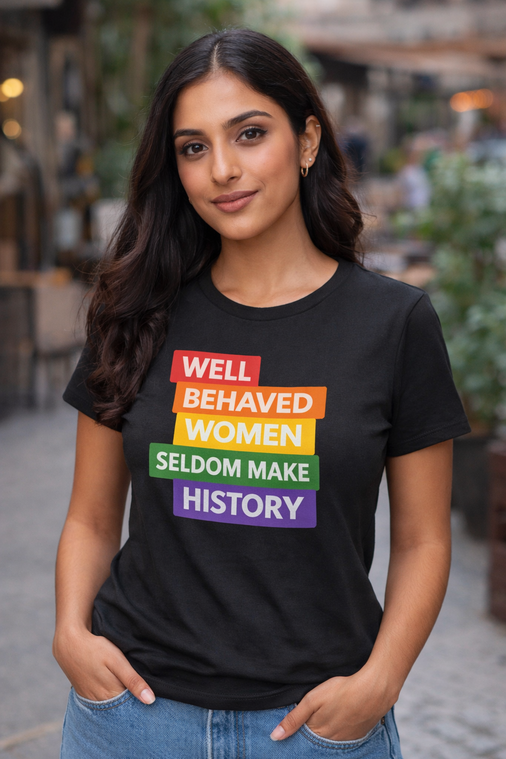 Well Behaved Women Seldom Make History Tee